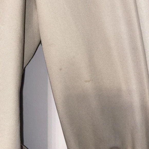 Vintage Misty Harbor Tan Trench Coat Women's Button Front Rain Coat 80s 90s